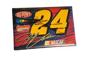Jeff Gordon 24 DuPont Hand Signed Refrigerator Magnet WinCraft 2003 Nascar